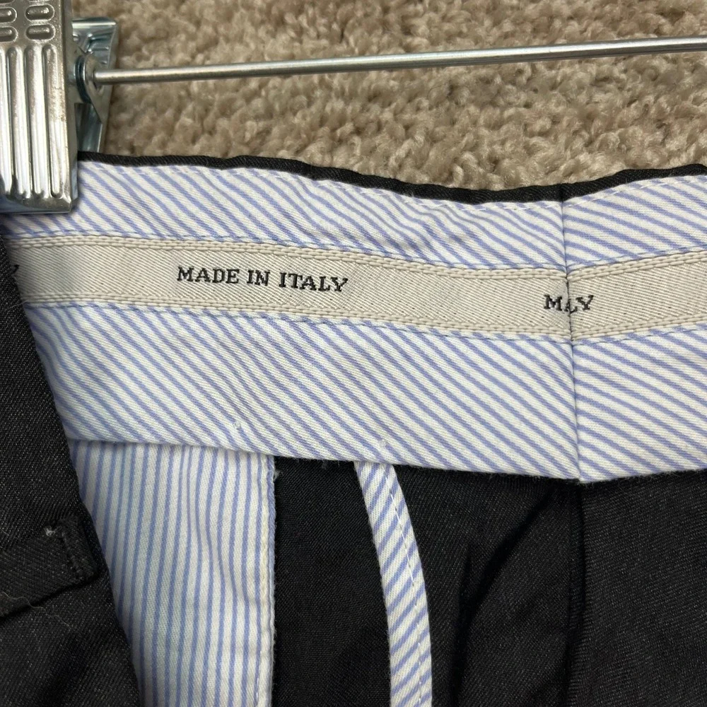 Kirkland Signature Dress Pants Mens 34x32 Gray Pleated Straight Leg Wool